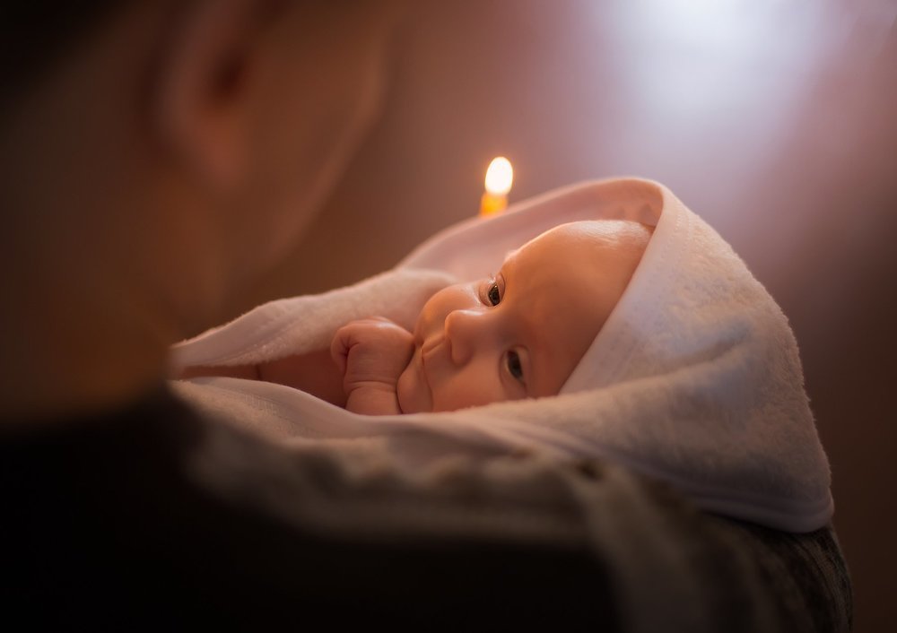 Таинство крещения...