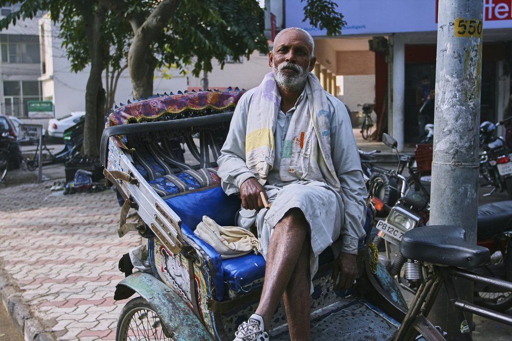 Заслуженный отдых. Велорикша