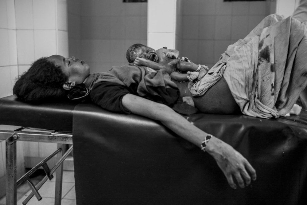 Being born in a camp