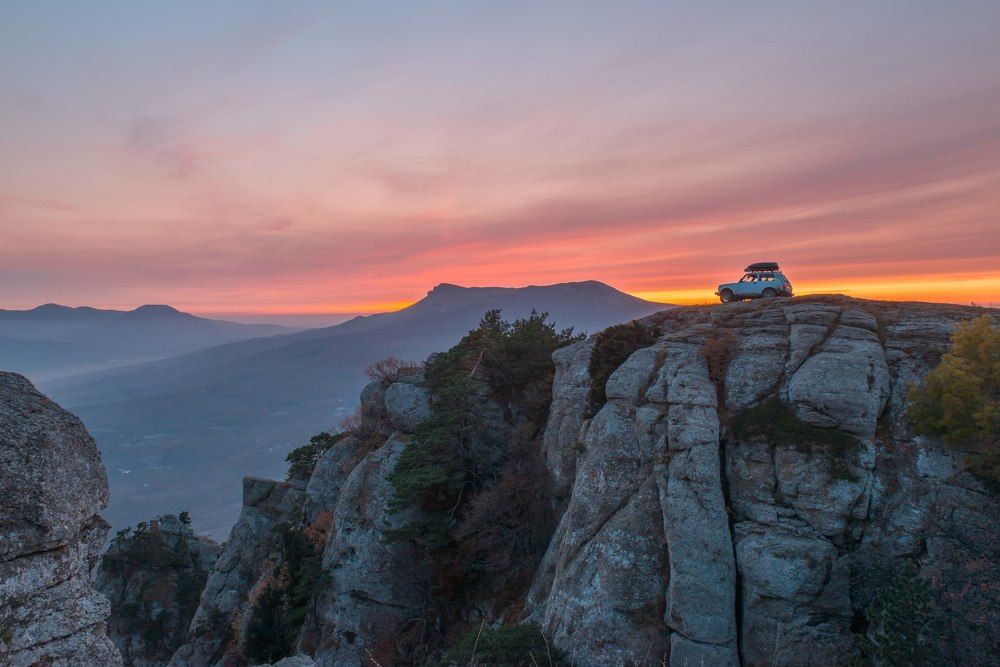 Закат на Демерджи