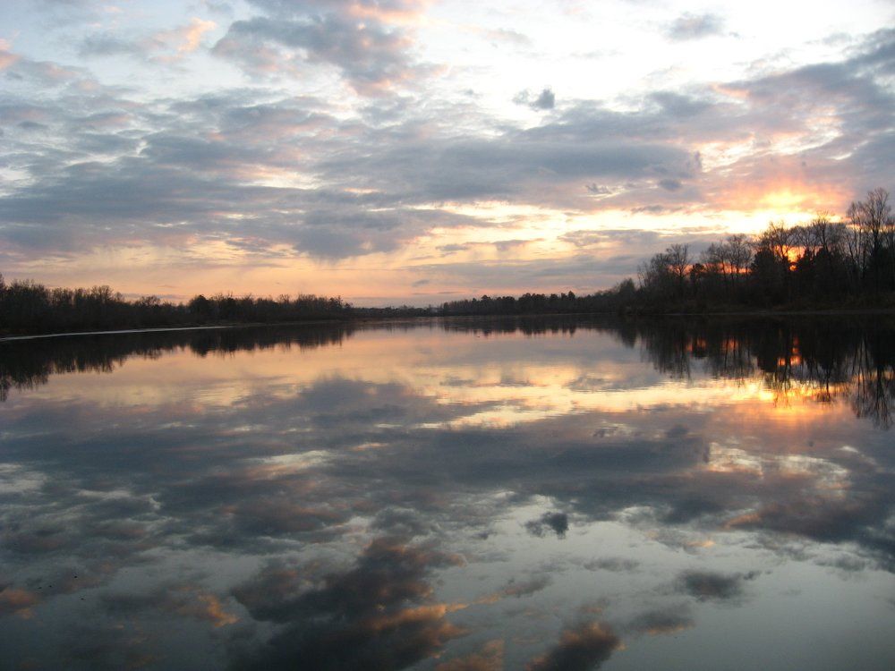 Закат на Китое (Ангарск,Иркутская область).