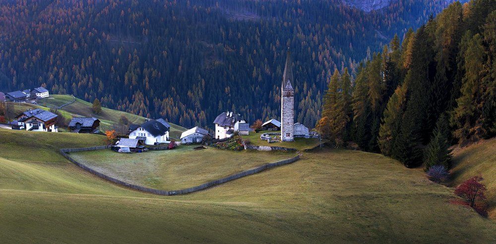 деревушка в Альпах