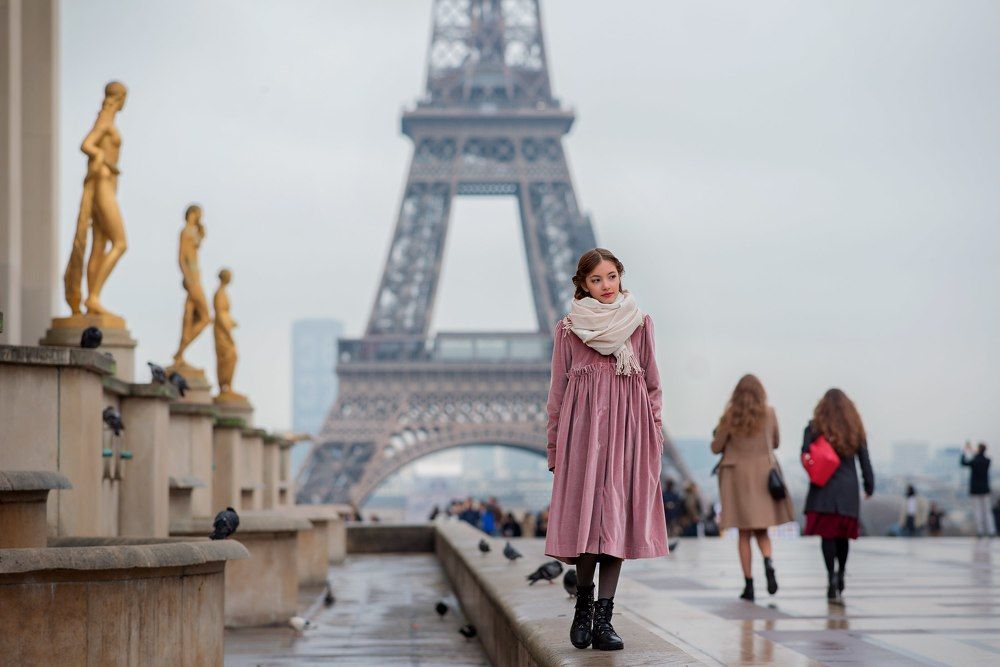 Зимний Париж