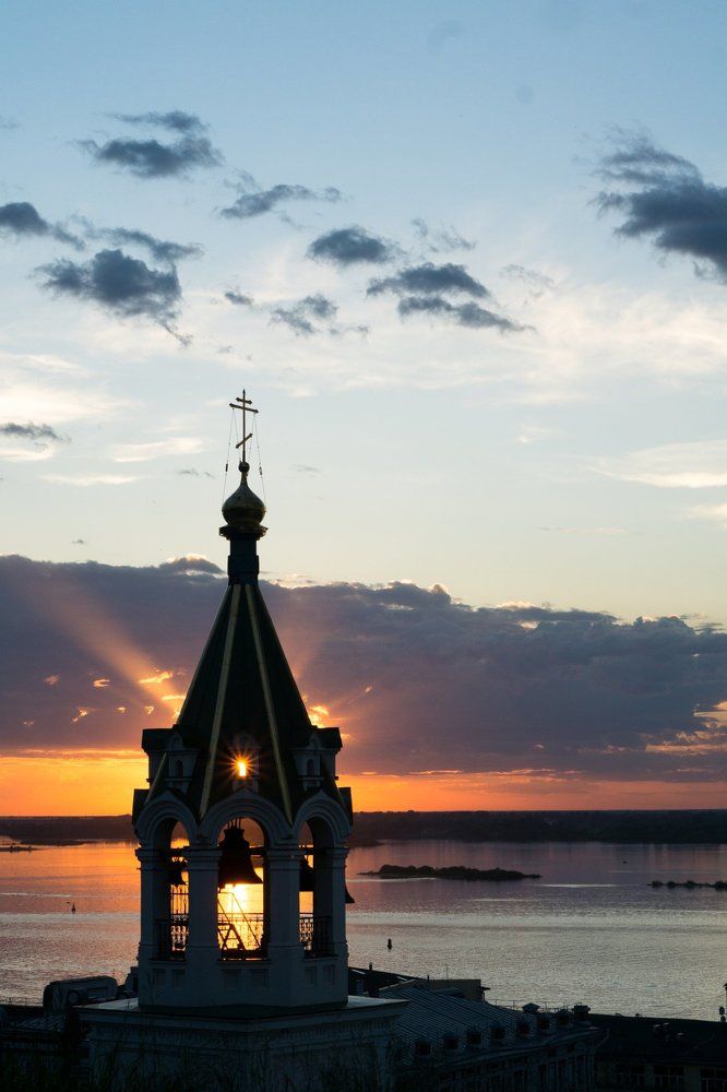 Закат над Волгой