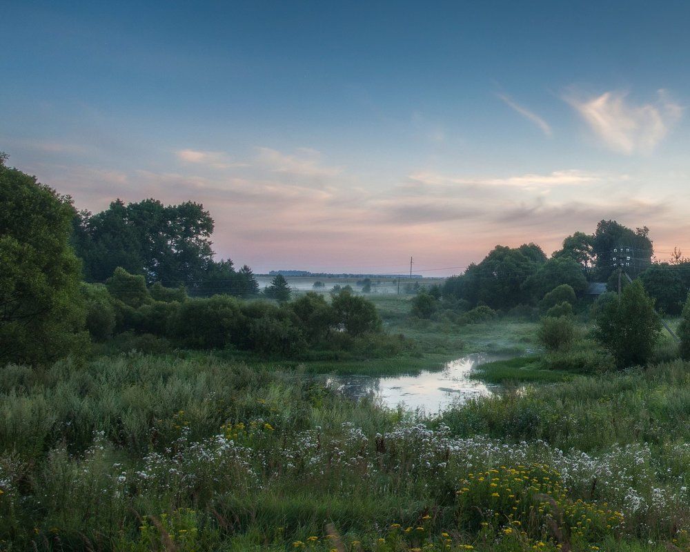 Деревенское утро