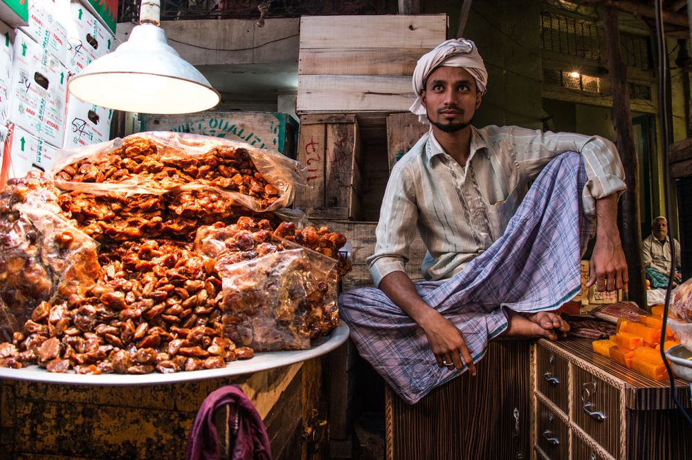 Продавец фиников