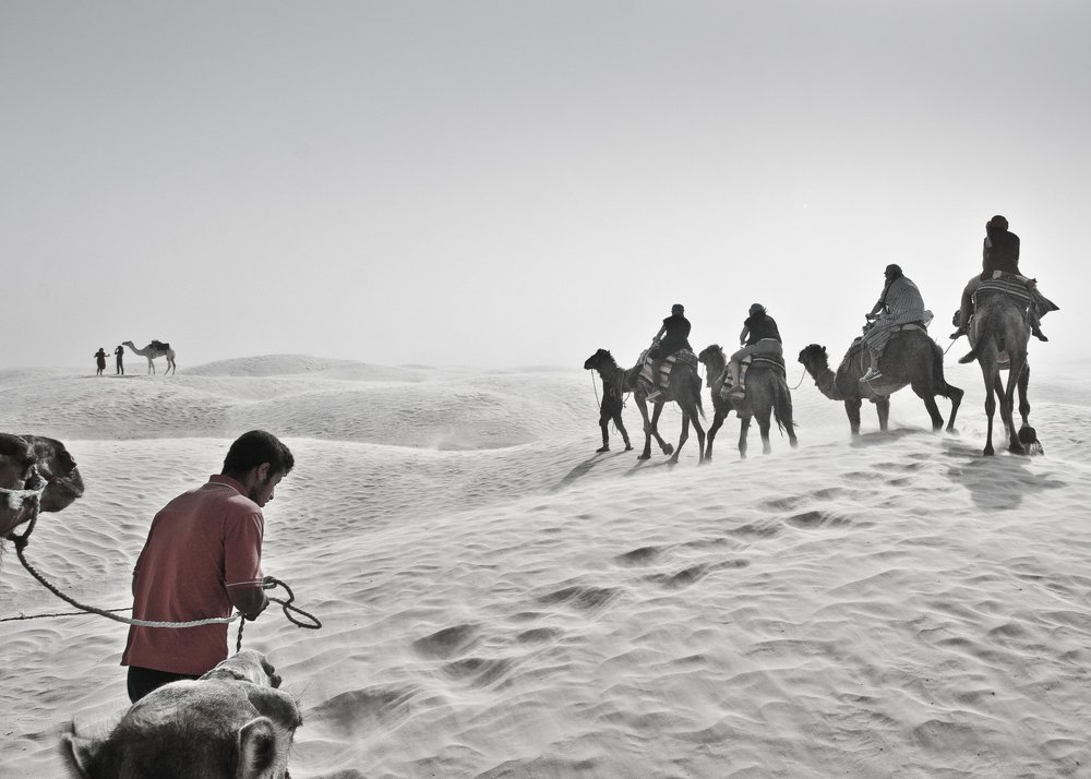 Третьи сутки караван шел по Сахаре