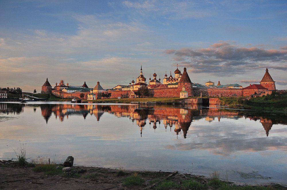 Соловецкий монастырь, вечер...