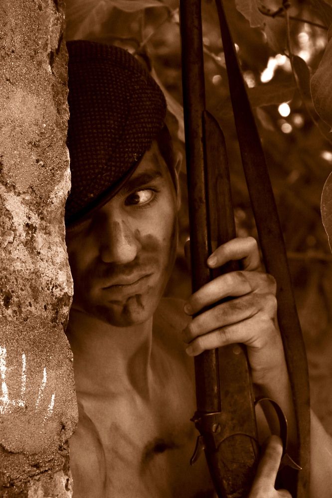 An Armenian boy as soldier