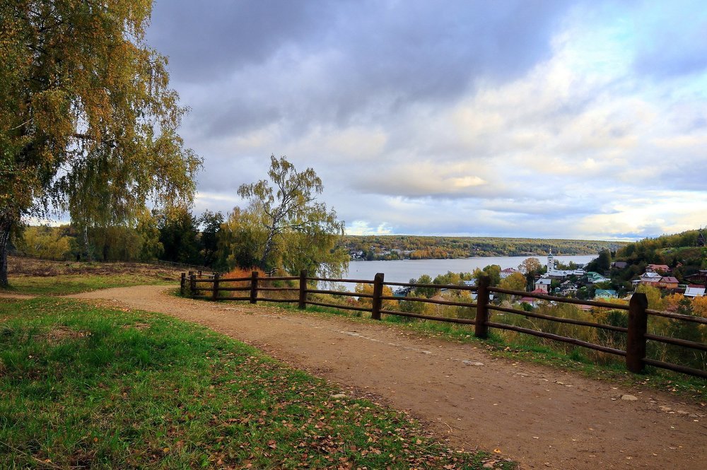 Плёс милый городок на Волге
