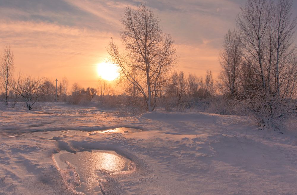 Утренний свет зимы