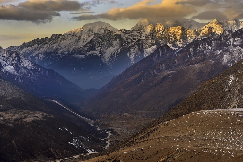 Горное утро.