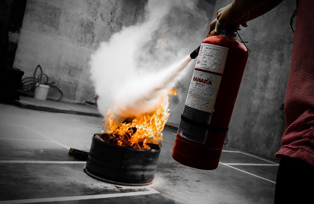 Foam on Fire