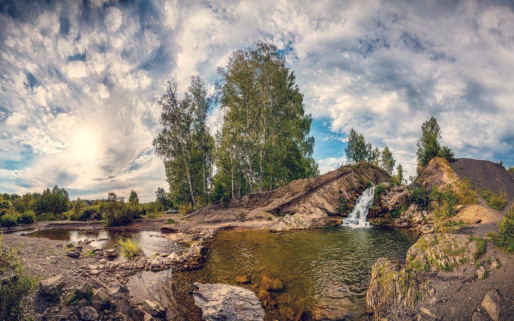 Беловский водопад.