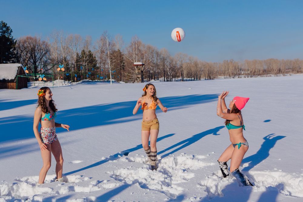 Белые пляжи Сибири