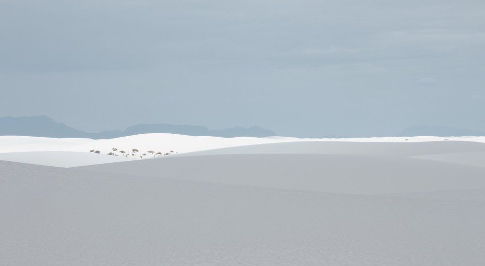 White sands, USA