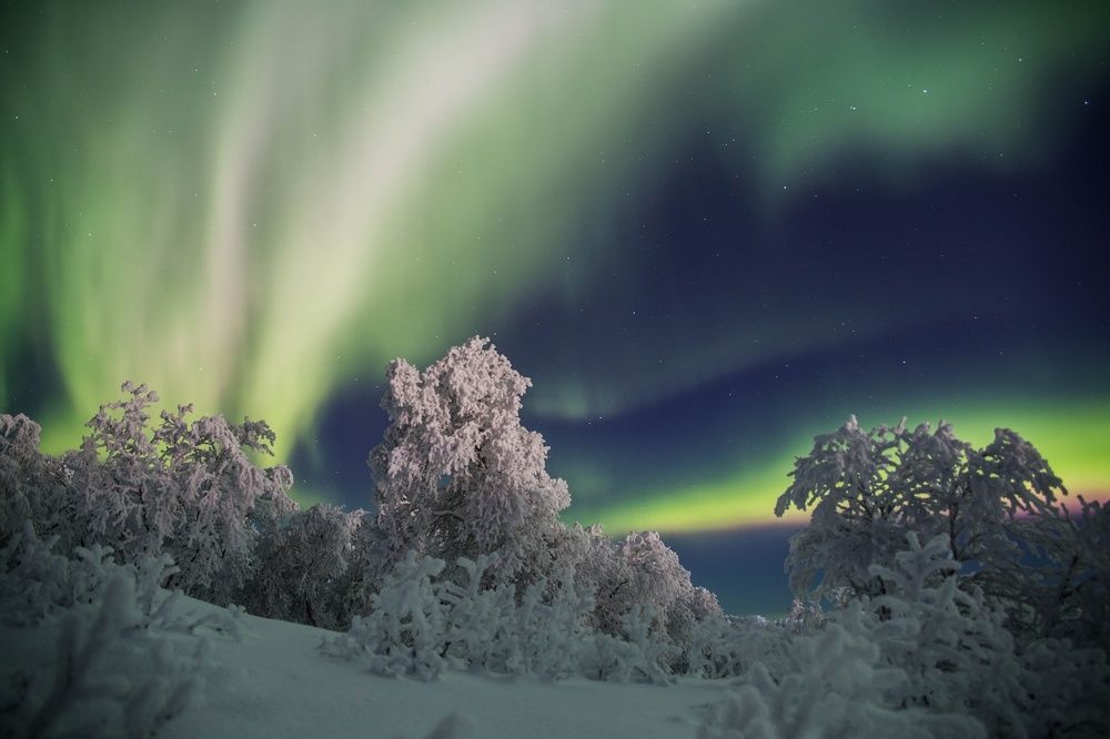 Сказочная зима на севере