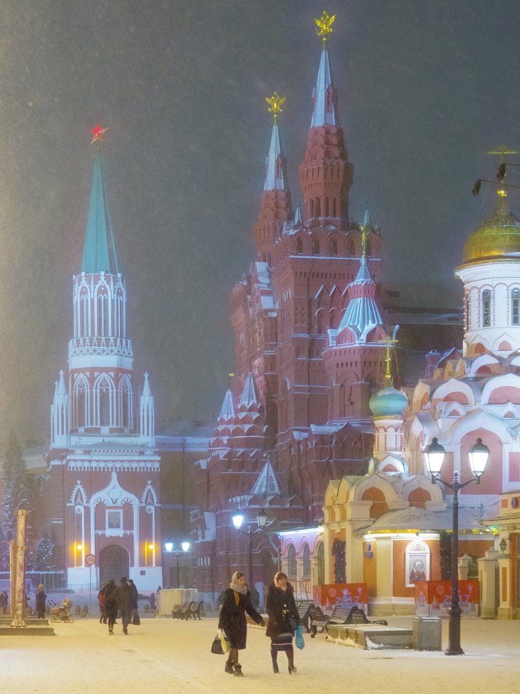 A Russian winter day