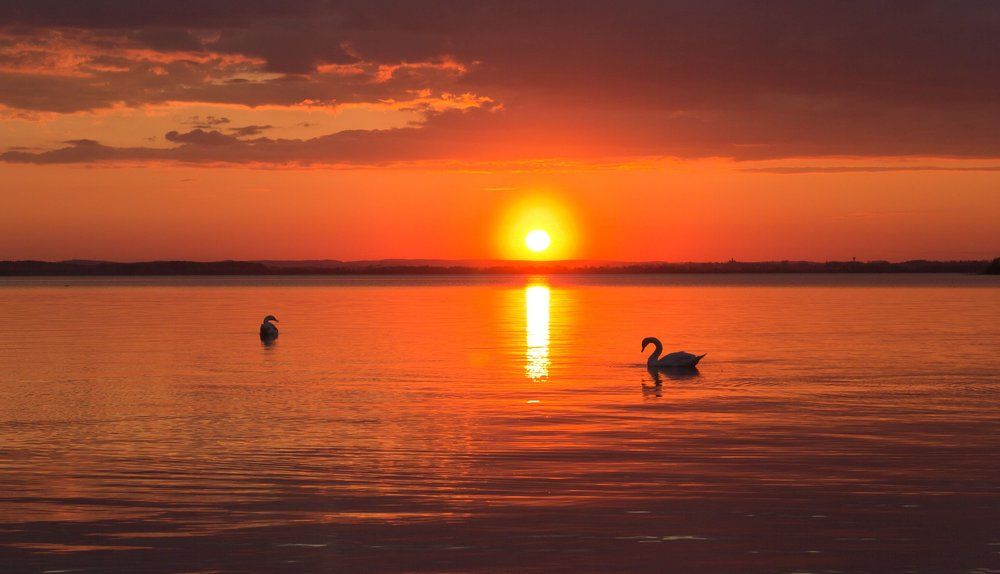 Вечер на Минском море