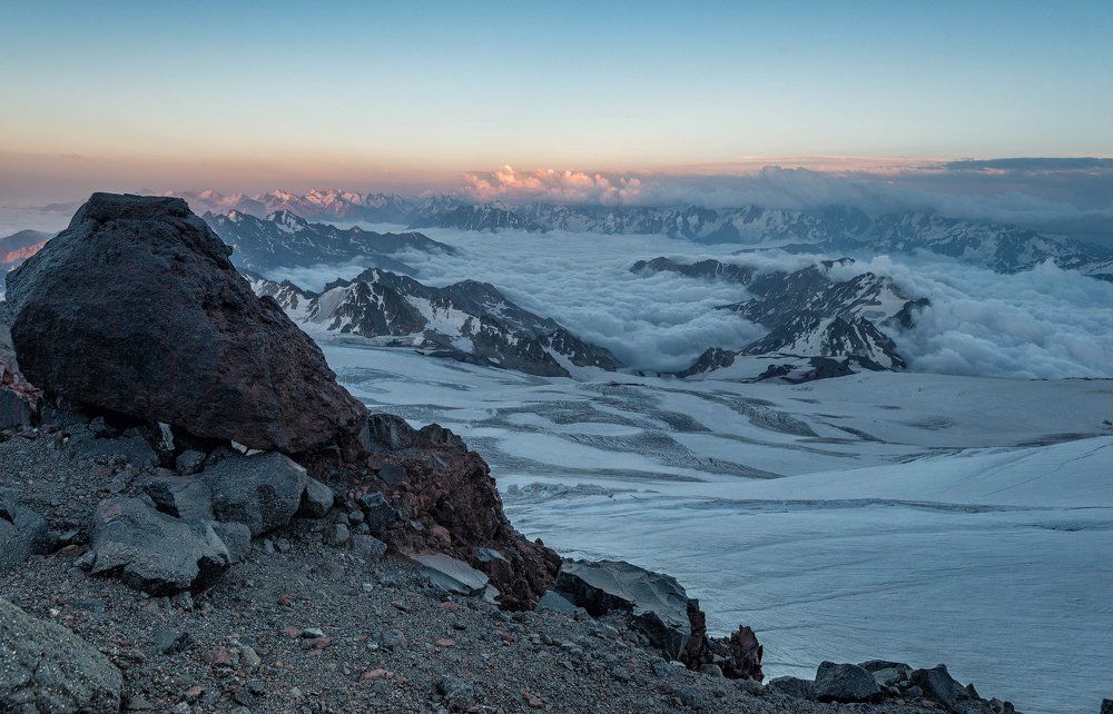 Вид с Ачкерьякольского лавового потока