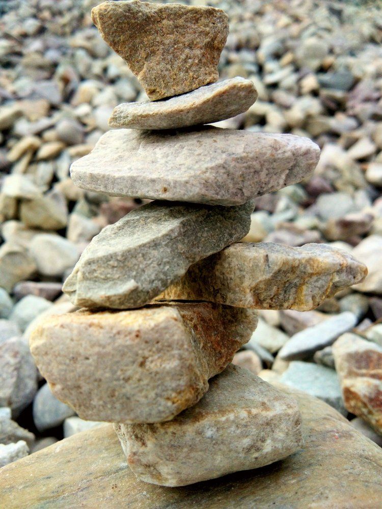 stone balancing....