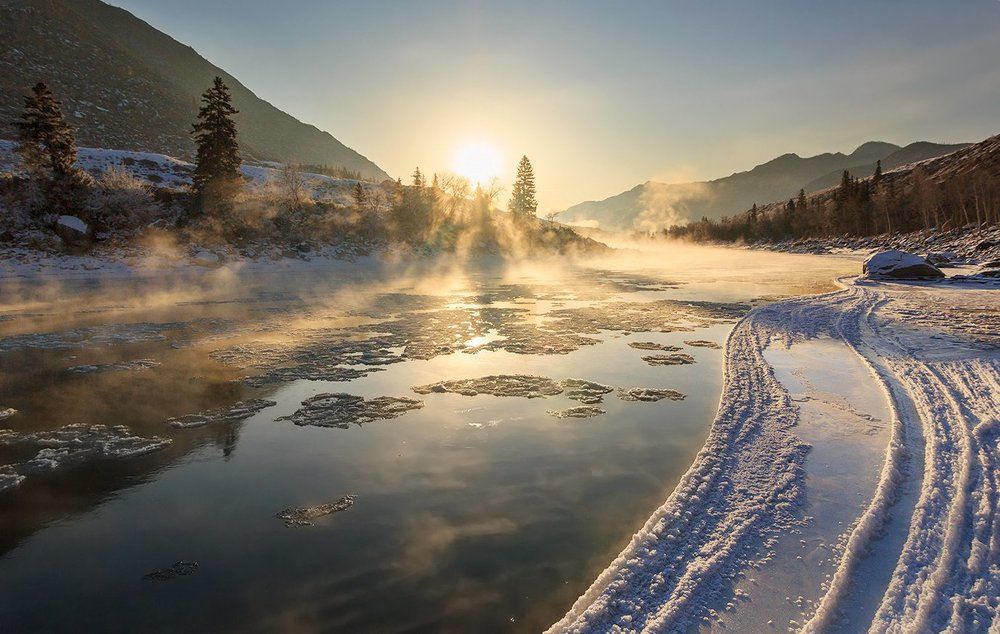 Морозным утром...