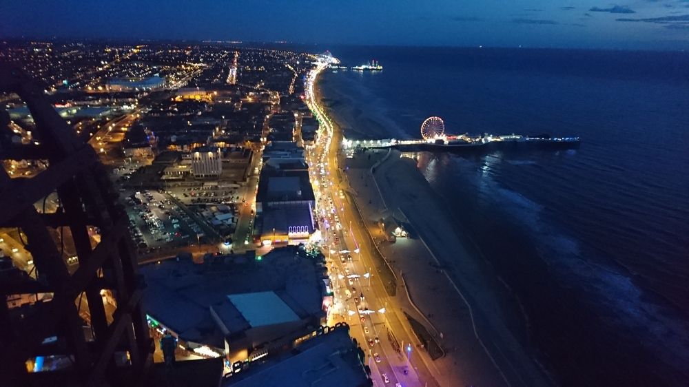 Blackpool at night
