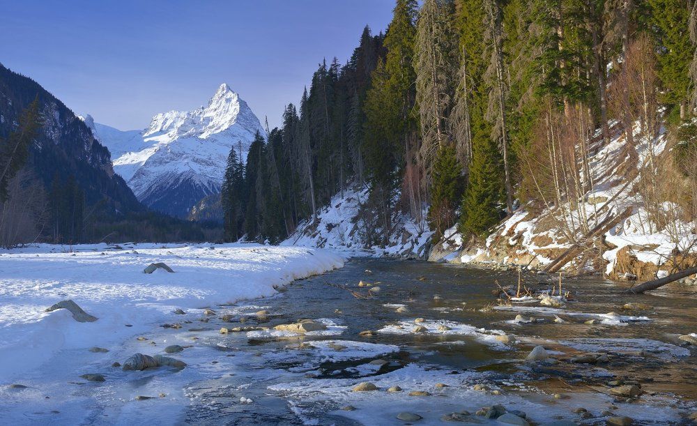 Утро в горах