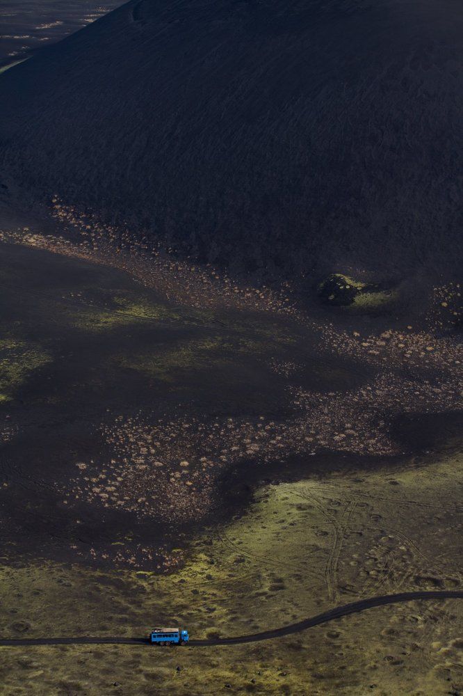 Лавовые поля вулканов Ключевской группы