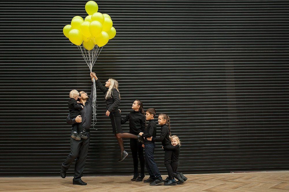 черный и жёлтый