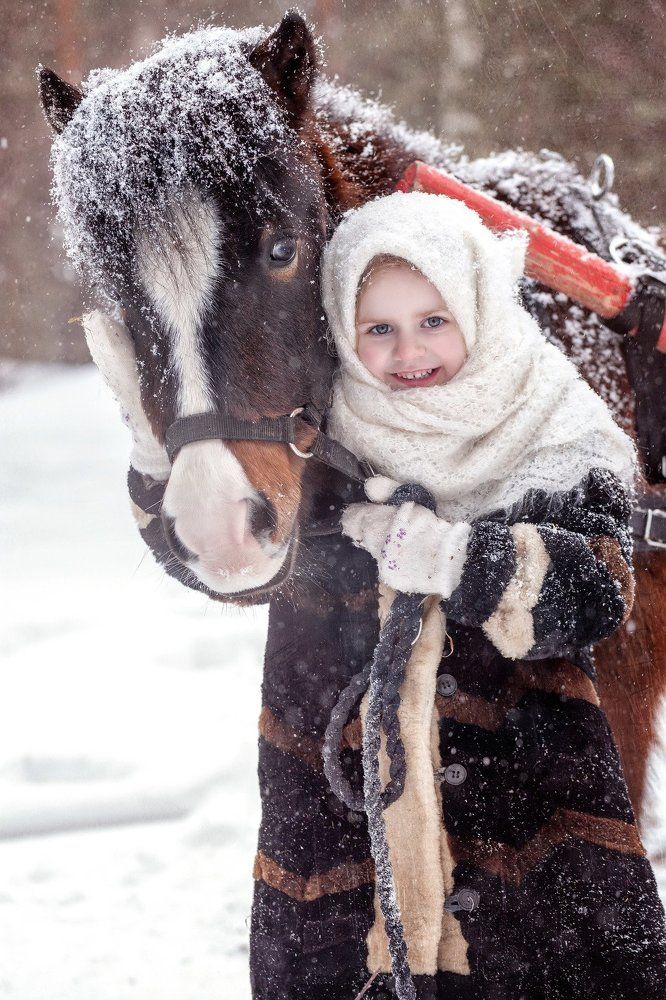 Настя и лошадка