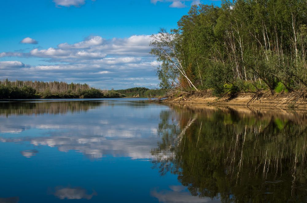 На реке Лямин