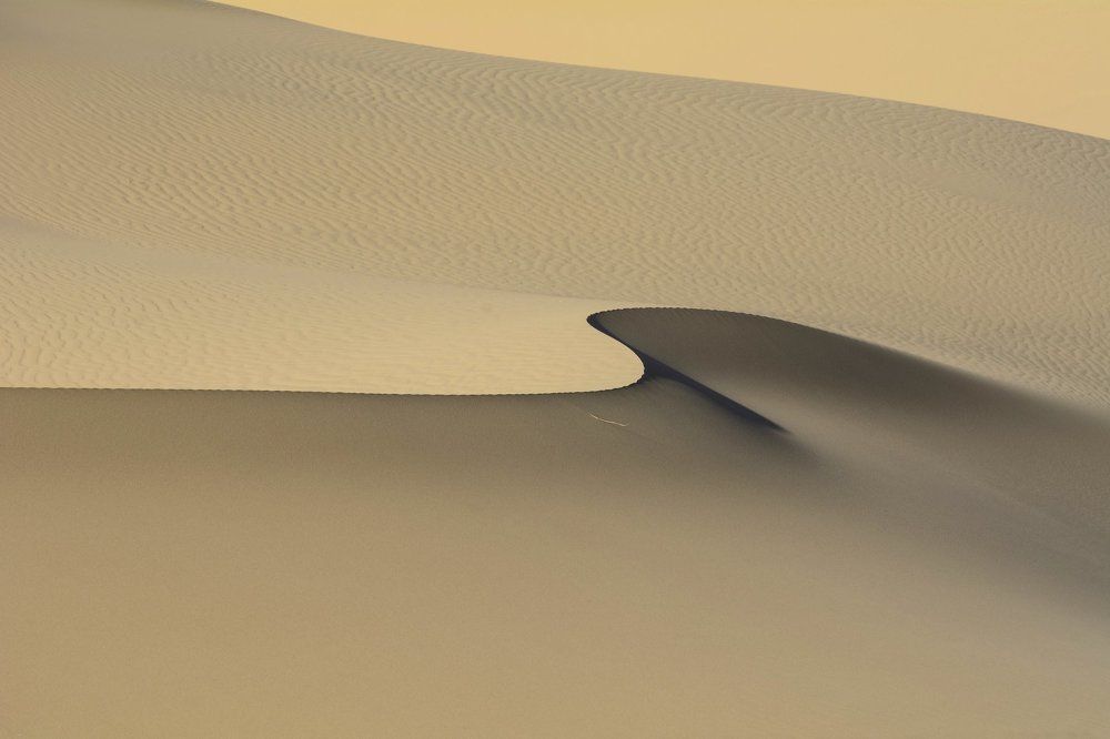 Бархат и формы Монгольских песков Хонгорын Элс