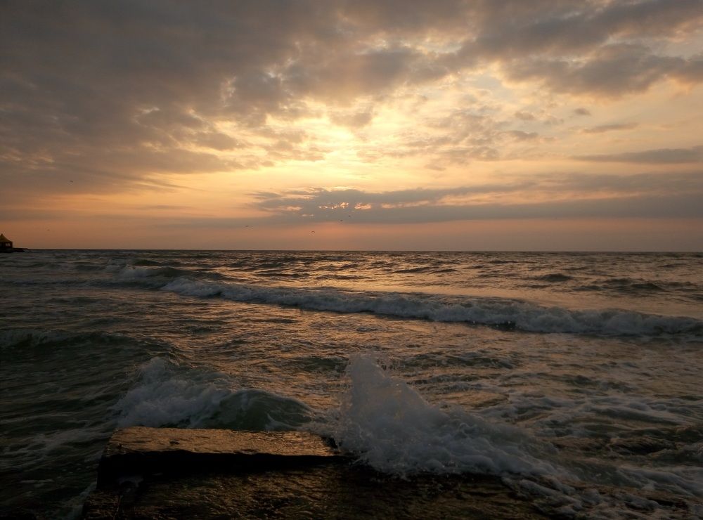Черное море.Рассвет