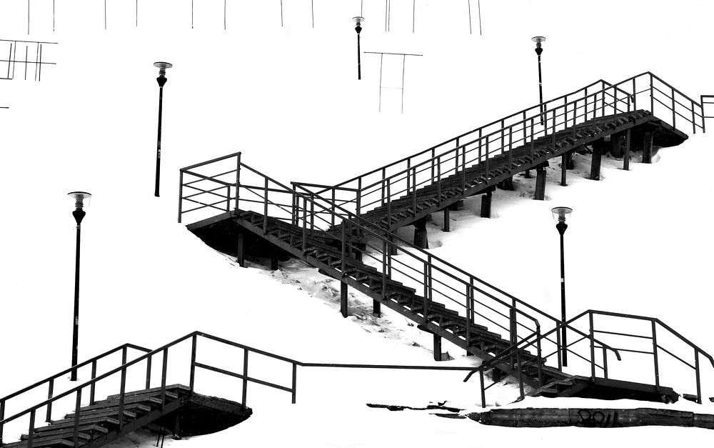 Лестница в зиму