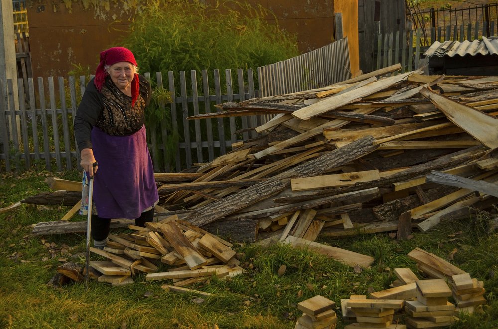Дрова привезли