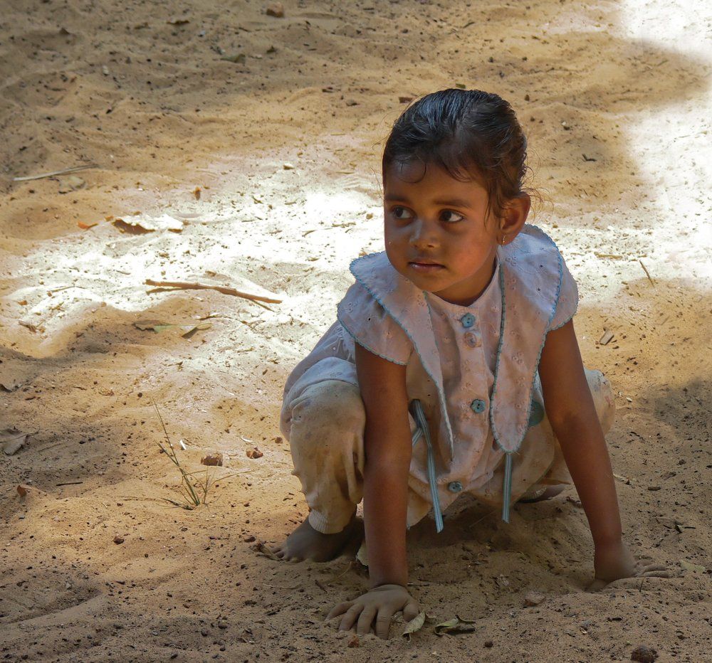 Девочка индианка.