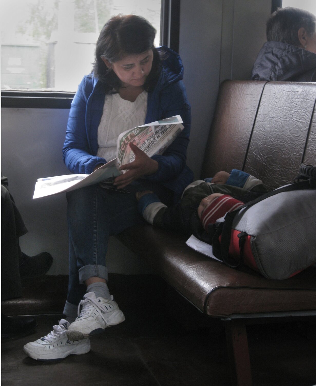В пути