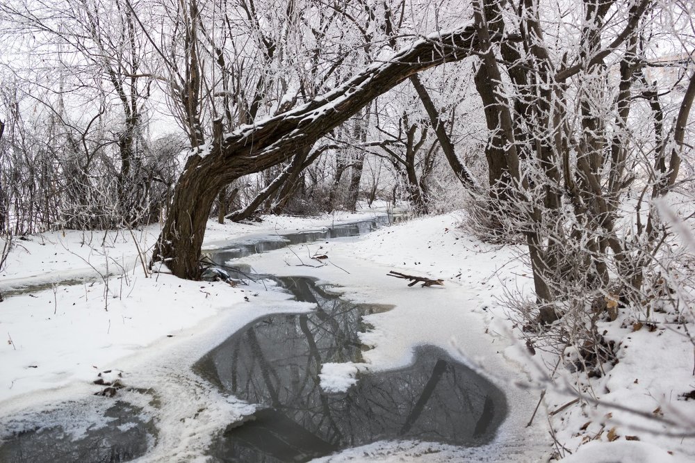 зимняя речушка