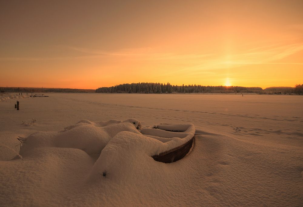 Зимний закат