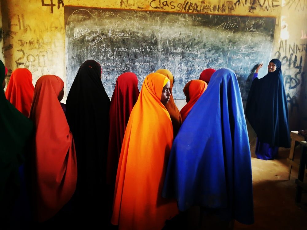 Living and learning in a refugee camp