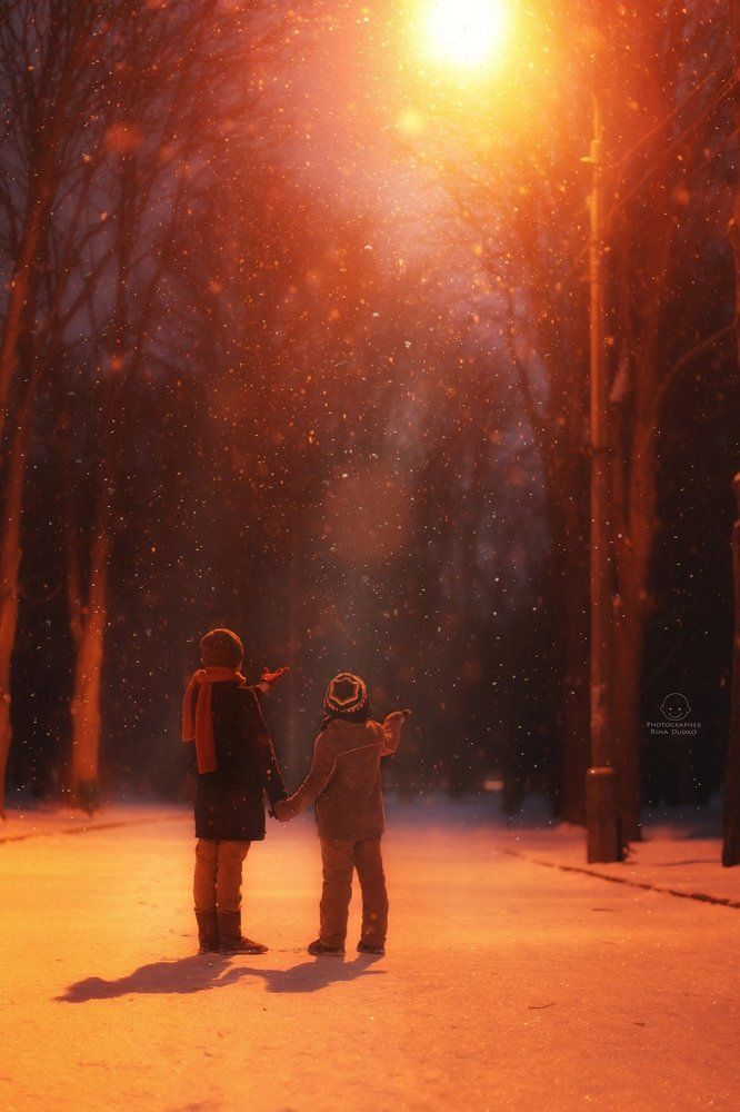 Волшебная зимняя ночь