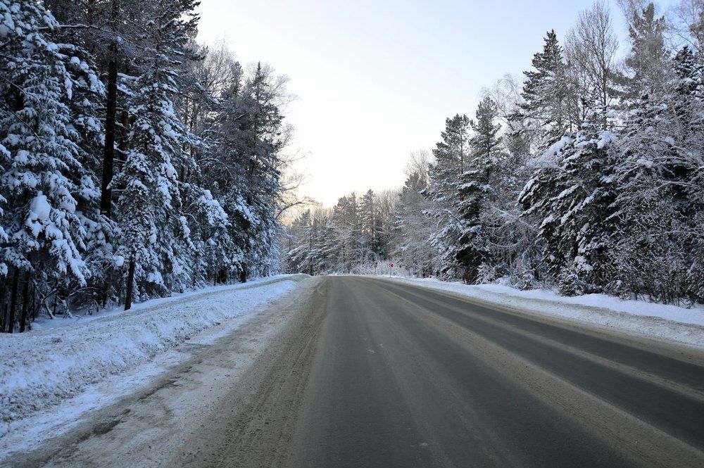 Дорога на озеро Байкал