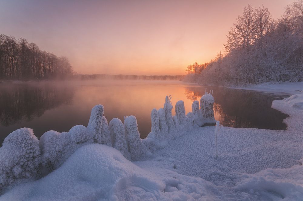 Утро цвета персика