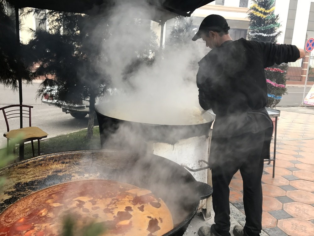 Утро в Ташкенте.