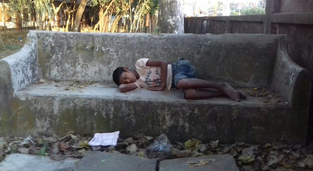 Sleeping boy