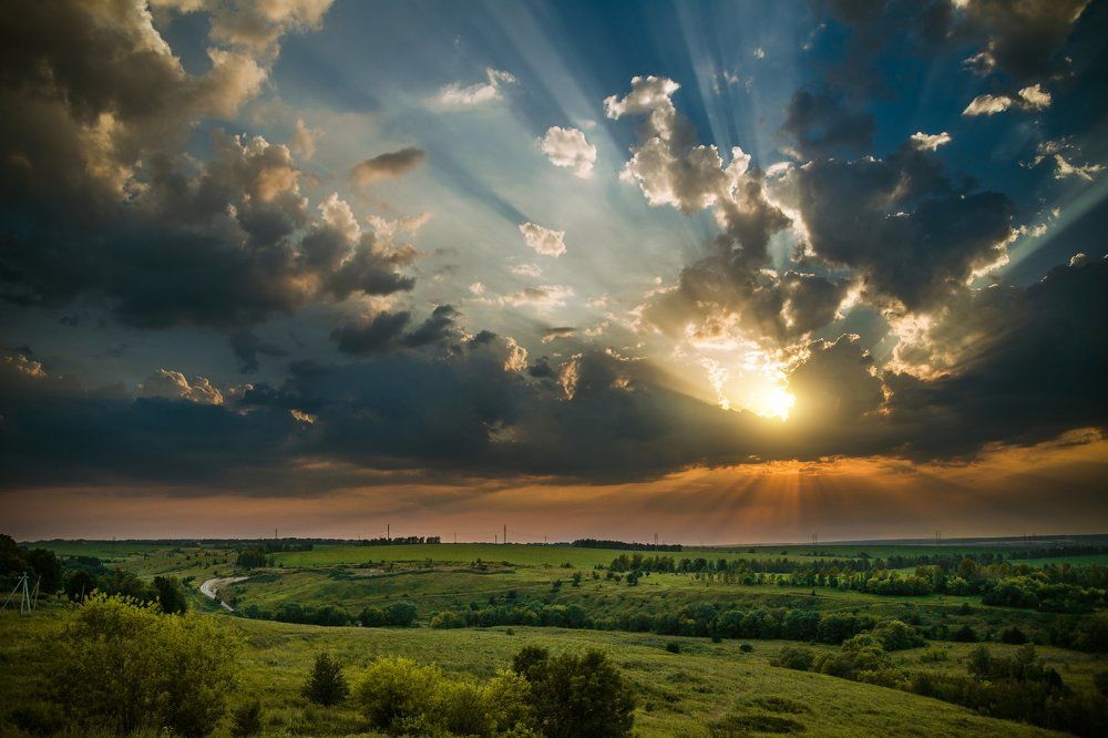 Лучи заката