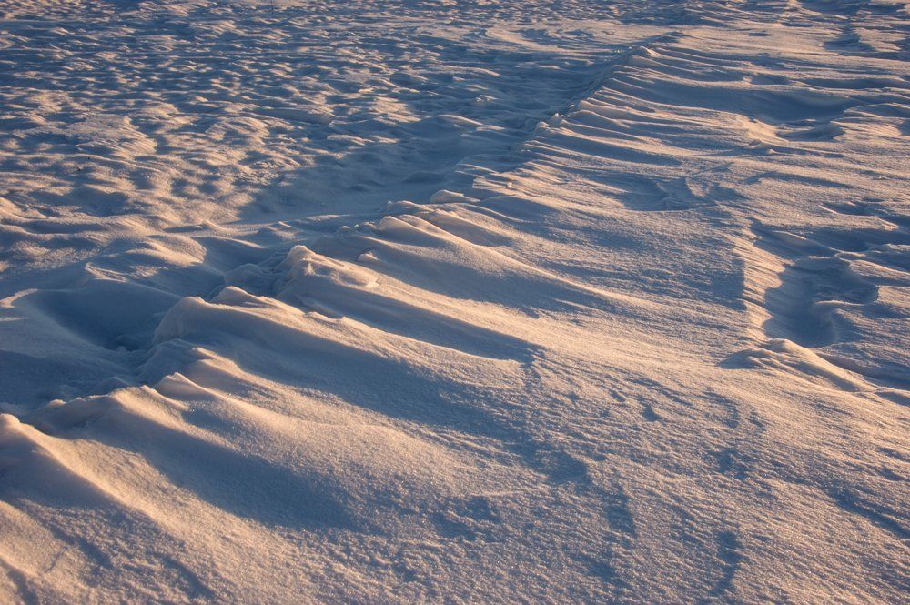 Снежные барханы