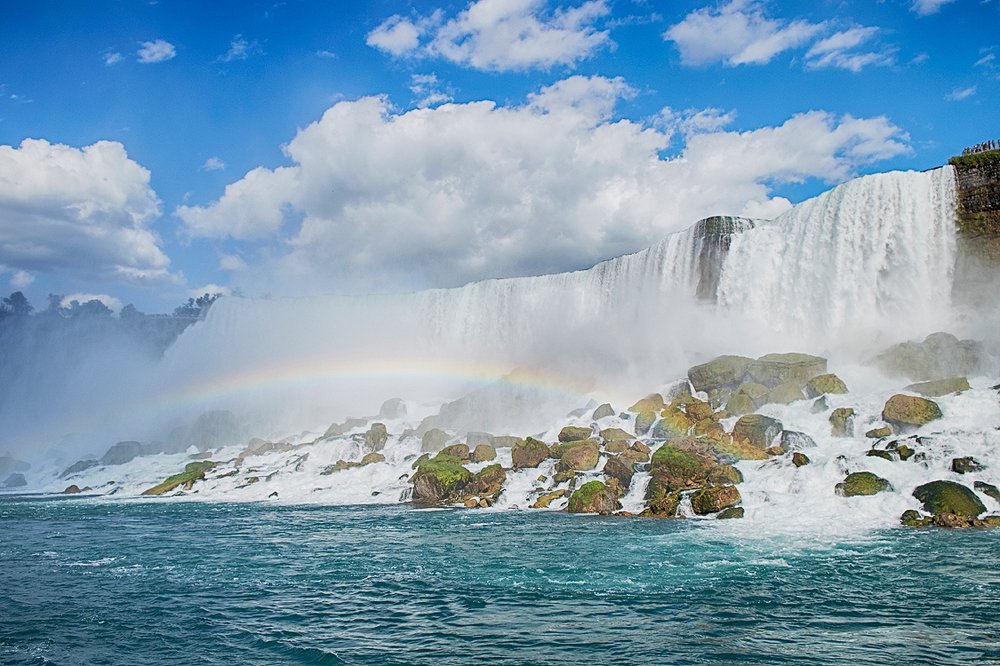 радуга над ниагарским водопадрм
