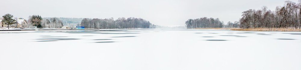 Panorama, Winter Trakai, Lithuania